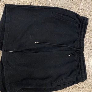 Black knee shorts